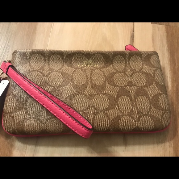 Coach Signature Monogrammed Wristlet Wallet - Picture 3 of 6